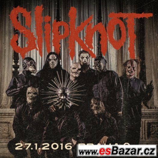 Slipknot 27.1.2016 - stání u pódia – fotografie 1