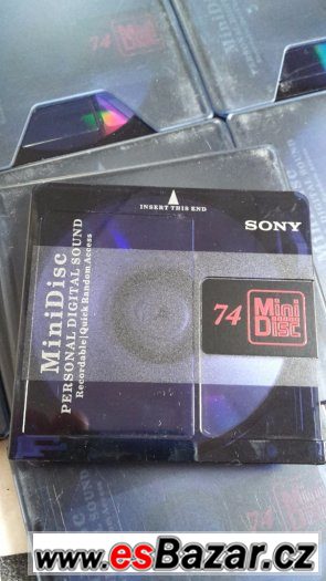 Sony Minidisky Blue - 11ks minidisc – fotografie 1