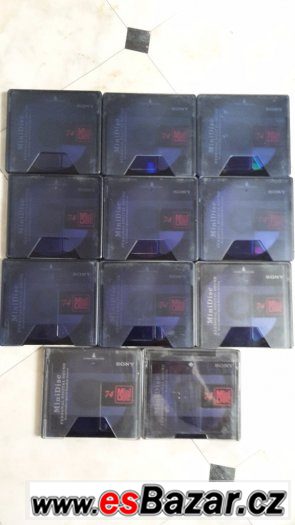 Sony Minidisky Blue - 11ks minidisc – fotografie 2