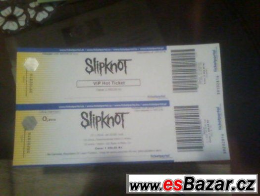 Lístek Slipknot – fotografie 1