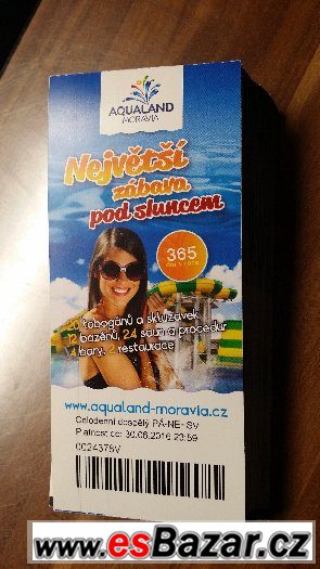 Vstupenky Aqualand Morávia celodenní Po-Ne + sv – fotografie 1