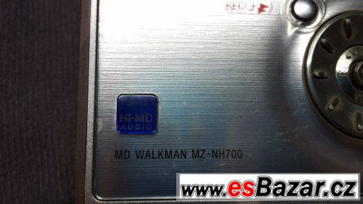 Minidisc Walkman Sony MZ-NH700 – fotografie 3