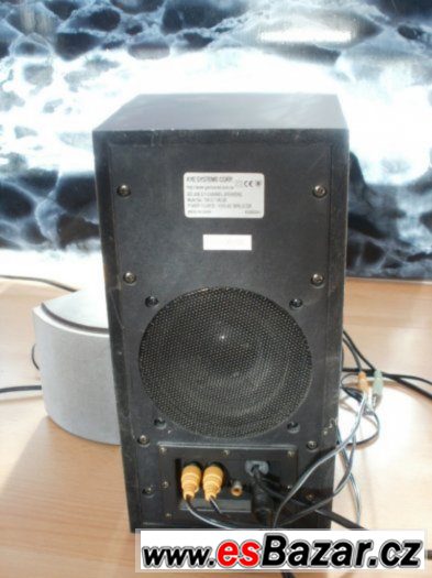 reproduktory 2.1 genius subwoofer zapojení 3 konektory – fotografie 3