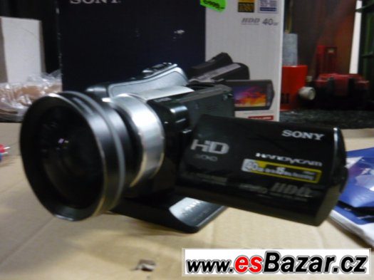 Sony videokamera HDR-SR10E/40gb hdd/ + objektiv VCL-HG 0730A – fotografie 3