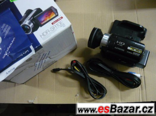 Sony videokamera HDR-SR10E/40gb hdd/ + objektiv VCL-HG 0730A – fotografie 4