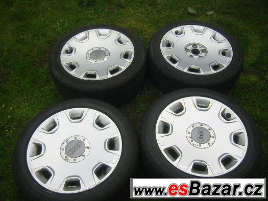 alu kola AUDI 17, 5x112,AUDI,VW,ŠKODA, pneu 225/45/17 – fotografie 1