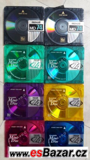 Maxell minidisky - 8ks minidisc – fotografie 2