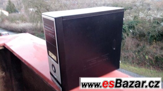 pc skříň černá s dvd rw mechanikama přední usb – fotografie 2