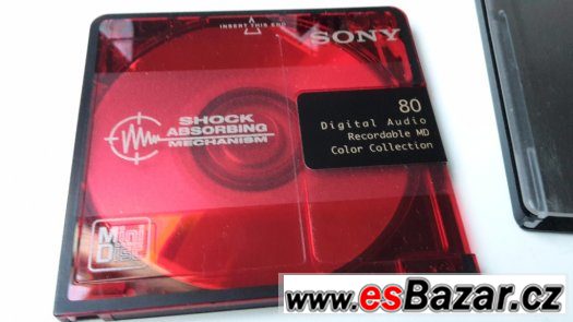 Minidisky Sony 80min minidisc – fotografie 1