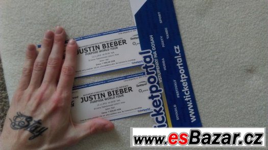 Justin Bieber, Purpose World Tour. Dva lístky za 4000 – fotografie 1