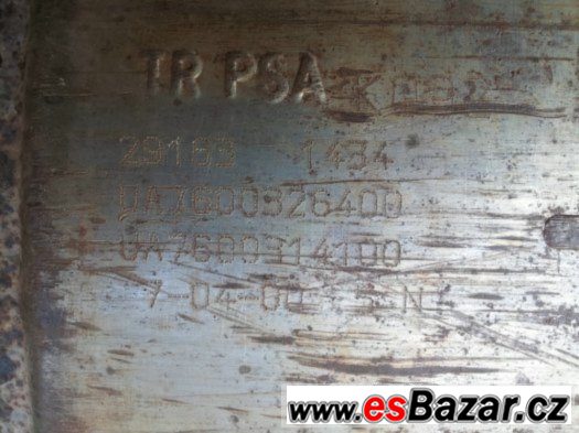 KATALIZÁTOR z Citroën Xsara Picasso benzin 1,6 2000r.v – fotografie 3