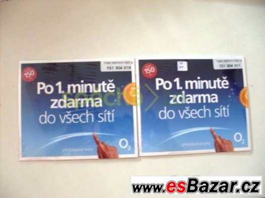 Sim karta O2 – fotografie 1