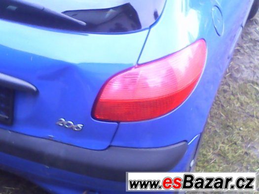 Peugeot 206 zadní světla – fotografie 1