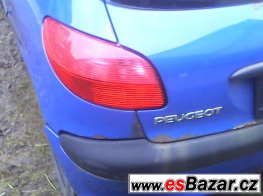 Peugeot 206 zadní světla – fotografie 2