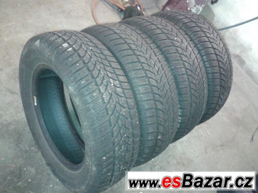 zimní pneu DUNLOP 195/65 R15, Vw, Škoda, Seat, Audi – fotografie 1