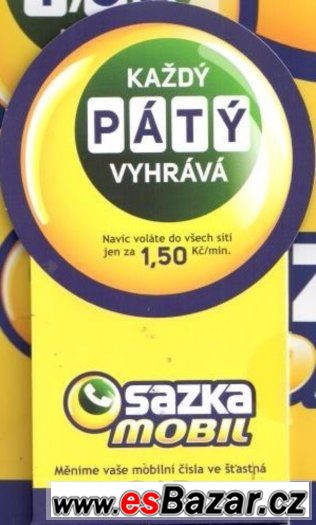 Sim karta Sazka mobil – fotografie 1