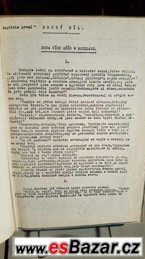 Cerni baroni psane na stroji – fotografie 3