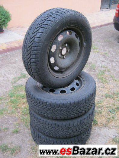 Zimní pneu na discích 195/65 R15 – fotografie 1