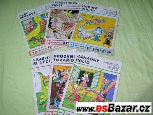 komiks čtyřlístek – fotografie 1