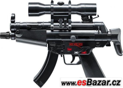 Airsoft samopal Mini MP5 Kidz AEG, nový, zabalený, pošlu – fotografie 1