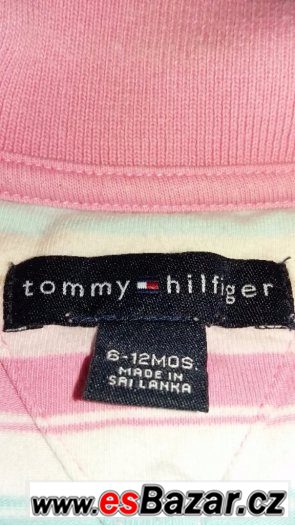 Prodám šatičky-body na 1 rok bílé s prou. zn Tomi Hilfiger – fotografie 3