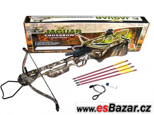 Kuše XBOW Jaguar camo 175LB, nová, zabalená, pošlu – fotografie 1
