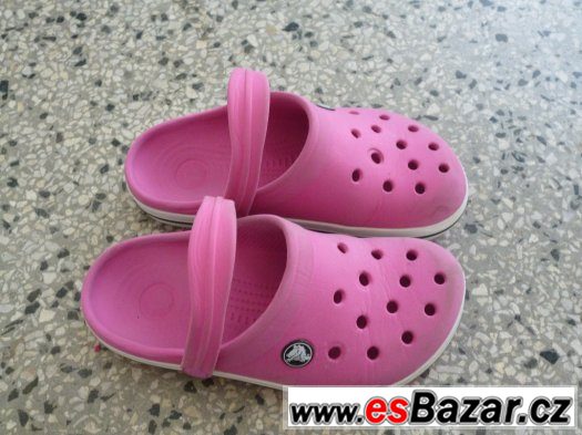 Prodam boty CROCS vel. C 12/13 ruzove – fotografie 1