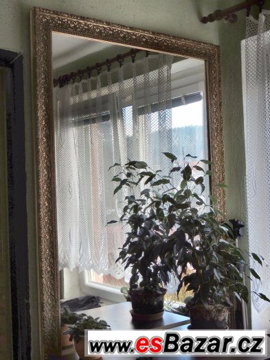 Zrcadlo velké, elegantní se zdobeným rámem – fotografie 2