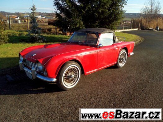 Triumph TR4 1964, pojizdný, originál stav, krásná patina – fotografie 1