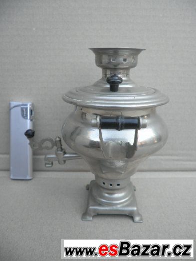 Malý samovar, výška 13 cm, 9 x foto – fotografie 2