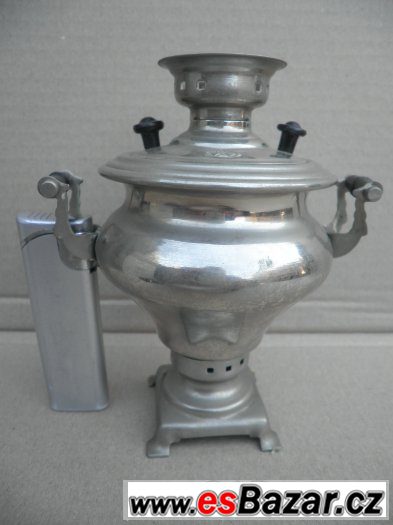 Malý samovar, výška 13 cm, 9 x foto – fotografie 3