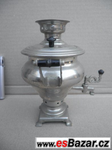 Malý samovar, výška 13 cm, 9 x foto – fotografie 4