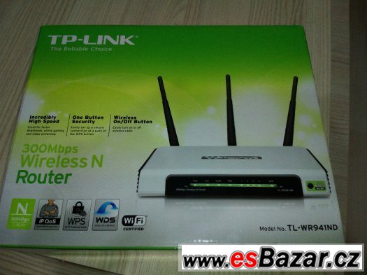 Bezdrátový router 300 Mbit/s Wireless N TL-WR941ND Hl – fotografie 1