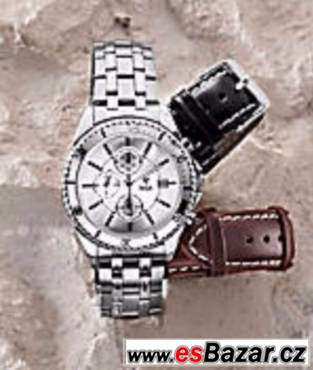 Pánské chronograf "Quintus" se střídavemi reminky z kuze a o – fotografie 1