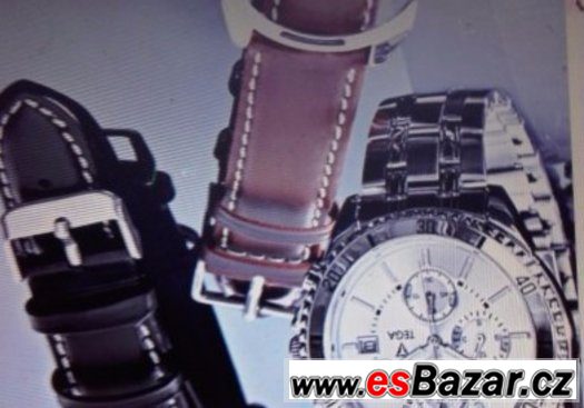 Pánské chronograf "Quintus" se střídavemi reminky z kuze a o – fotografie 2