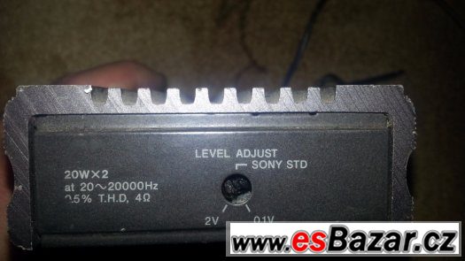 Zesilovač do auta Sony XM-2020, dvoukanálový, 2x20w – fotografie 2