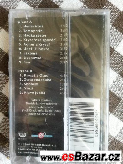 MC kazeta - muzikál Krysař - nová – fotografie 2