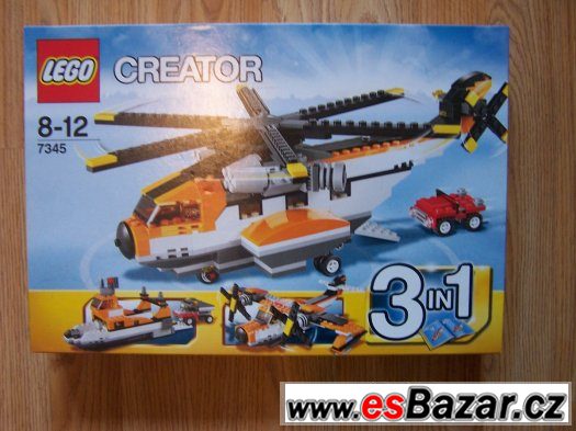 Lego 7345 3 v jednom loď vrtulnik letadlo – fotografie 1