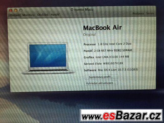 Macbook Air 13" – fotografie 3