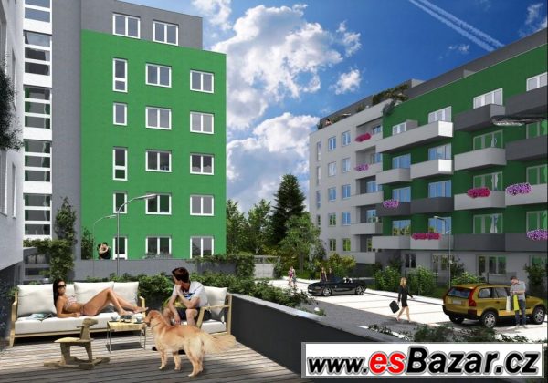 Nový byt 2+kk o ploše 52.85 m2, s terasou 9.46 m2, – fotografie 5