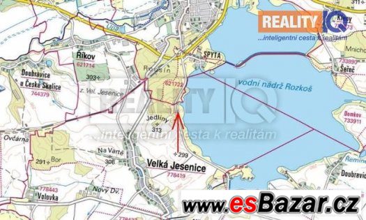 Prodej, pozemek pro rekreaci, 1489 m2, Velká Jesenice,, ev.č – fotografie 3