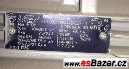 Elektromotor 11kW – fotografie 2