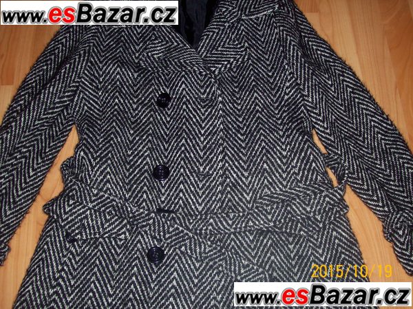 ZIMNÍ ITALSKÝ KABÁT vel.46 - XETRA – fotografie 4