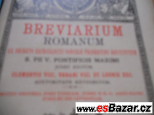 Prodám Breviarium  z roku 1905 – fotografie 2