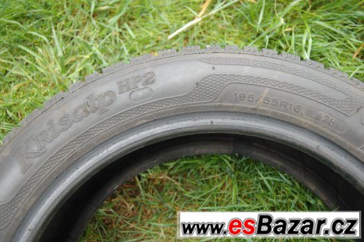Zimní 195/55R16 KLÉBER, 2ks a NANKANG, 2ks, záruka – fotografie 5