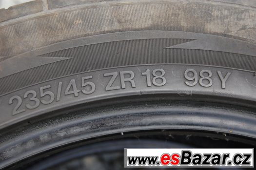 235/45ZR18 VREDESTEIN, 2ks, vzorek 3-4mm, záruka – fotografie 3