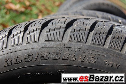 Celoroční 205/55R16 DUNLOP, 2ks, vzorek 6-7mm, záruka – fotografie 2