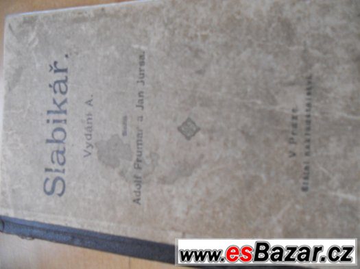 prodám slabikář Frumar Jursa r.1921 – fotografie 1