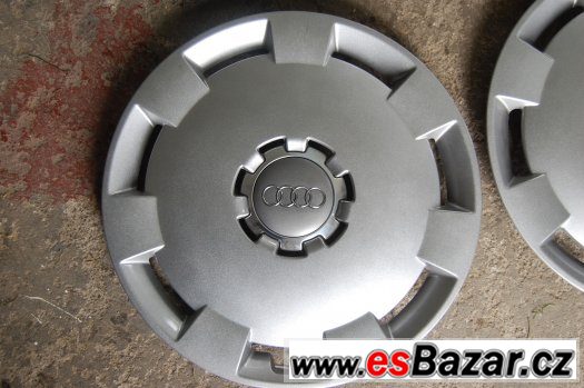 AUDI a VW - poklice na kola 16", originální, 4ks, pěkné – fotografie 2