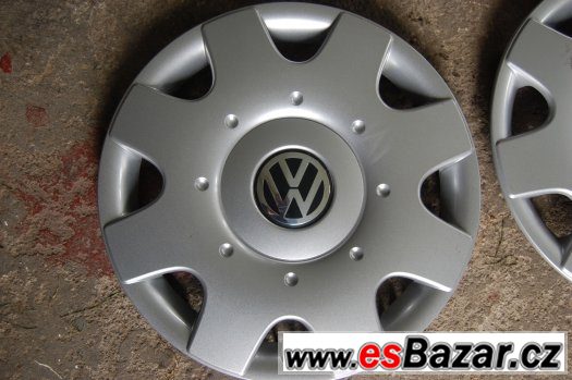 AUDI a VW - poklice na kola 16", originální, 4ks, pěkné – fotografie 5